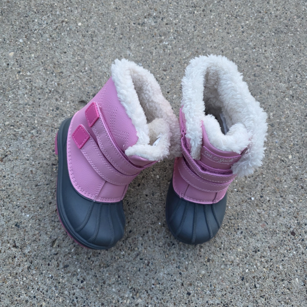 Cat & Jack Insulated Winter Boots Toddler Girl 12